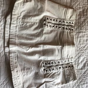 Free People Jean Mini skirt